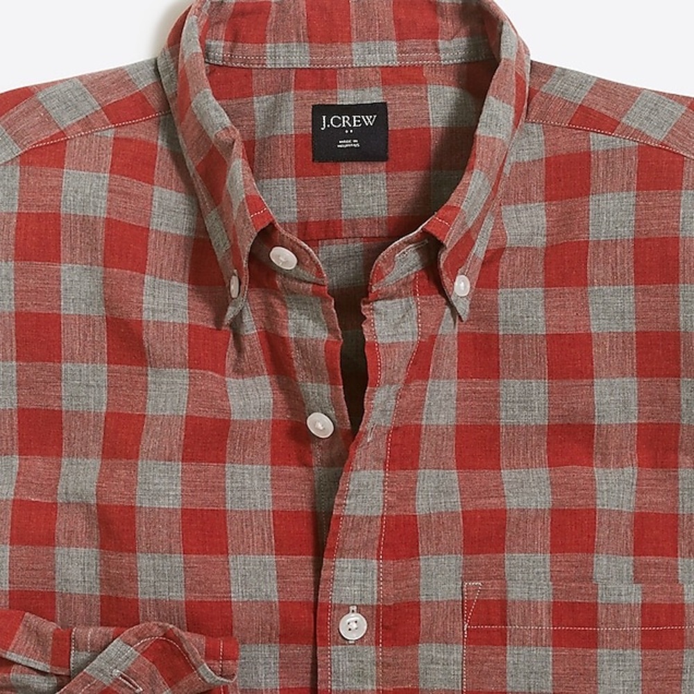 J Crew 100% Cotton Button Down Med SlimFit